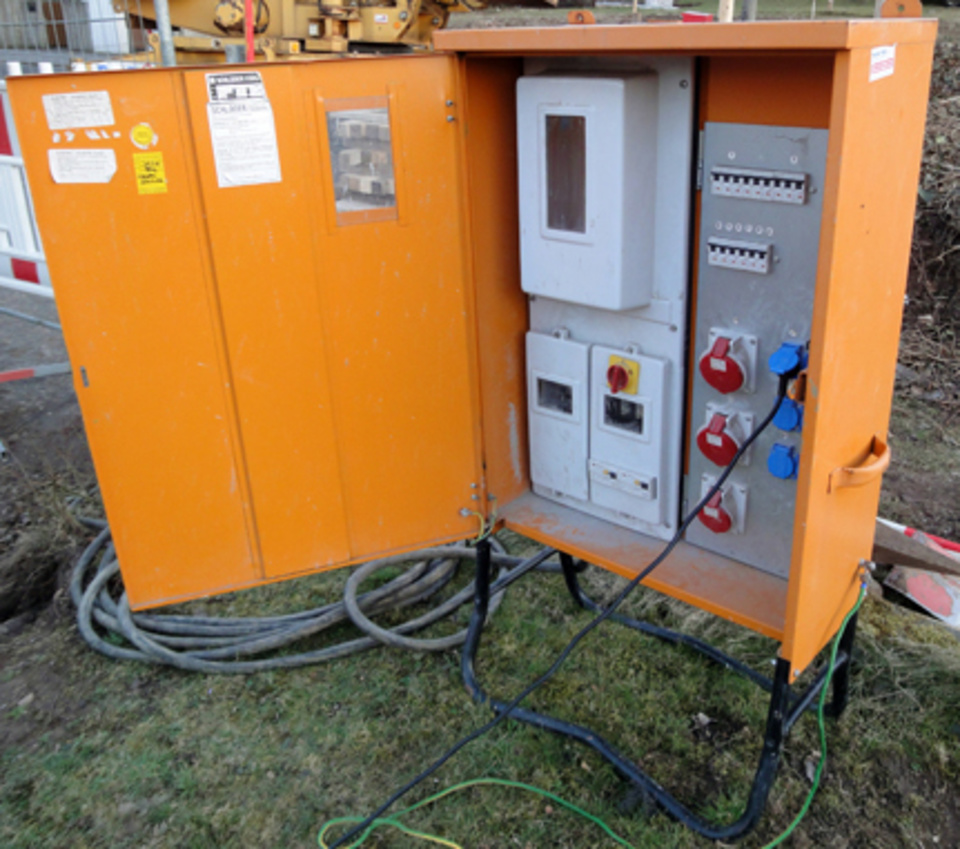 Baustromkasten bei Elektro-Tautenhahn in Leuna OT Kötzschau